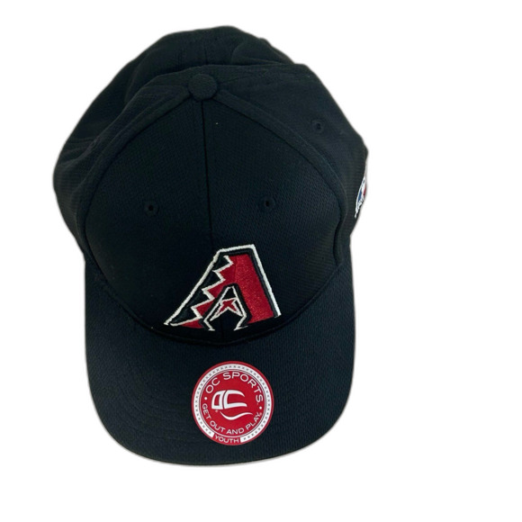 MLB Cap Hat Youth Size Adjustable Black Arizona Diamondbacks Team OC Sports - Picture 10 of 10